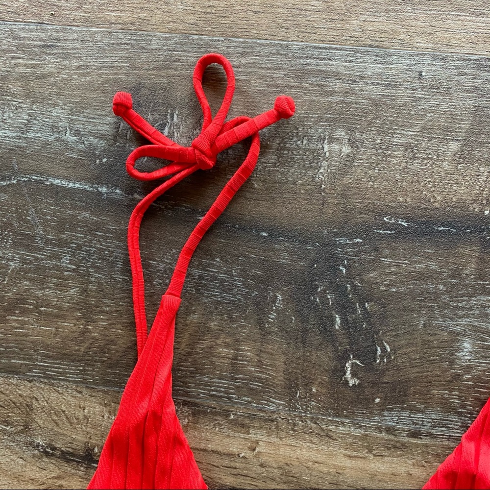 NWT Billabong Sunny Rib Red One Piece Swimsuit - Picture 4 of 14